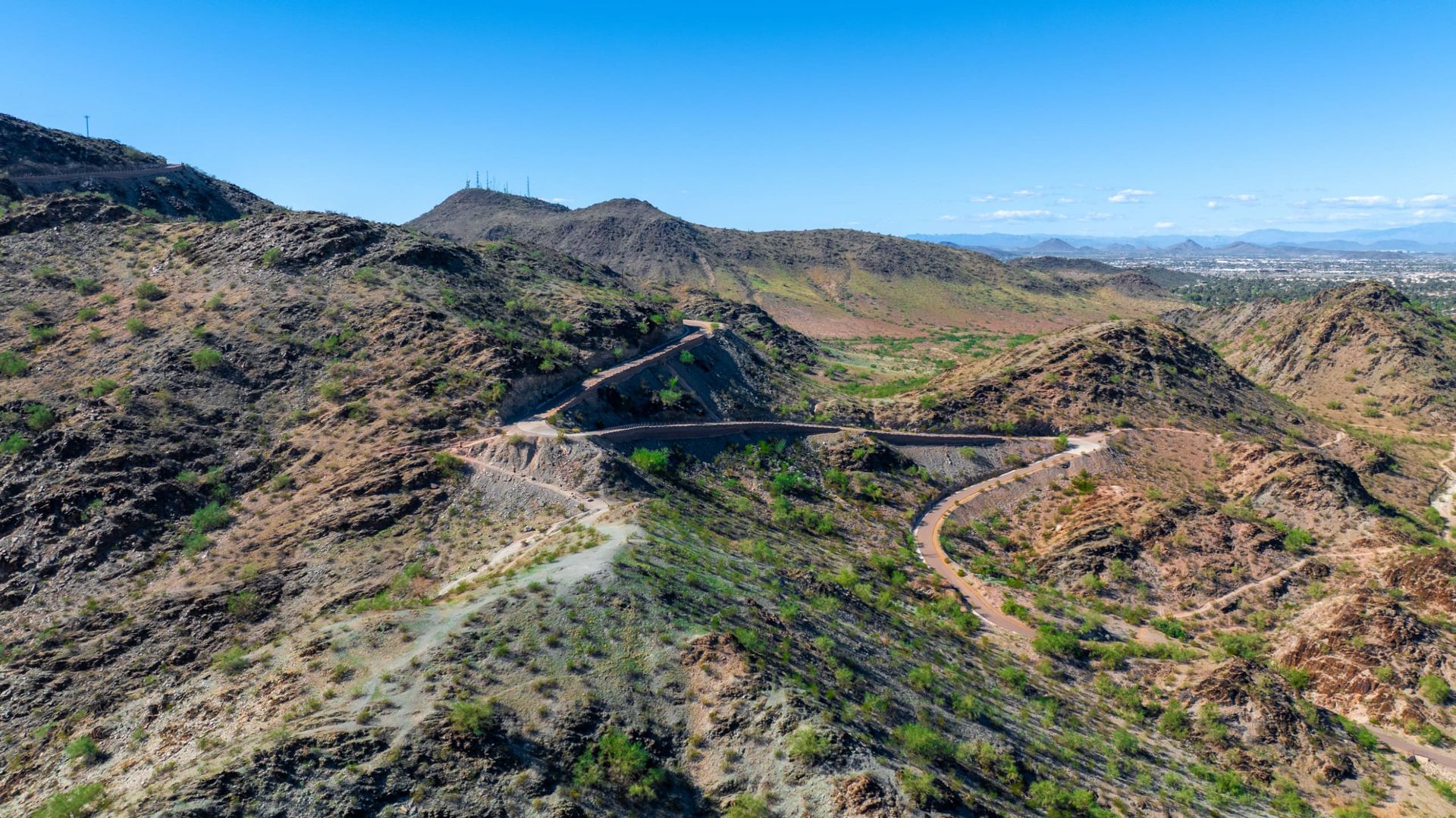 Nearby mountain hiking trails